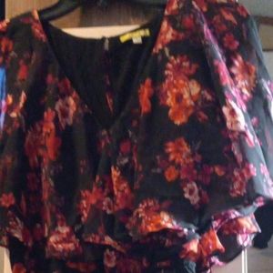 Beautiful floral woman dress